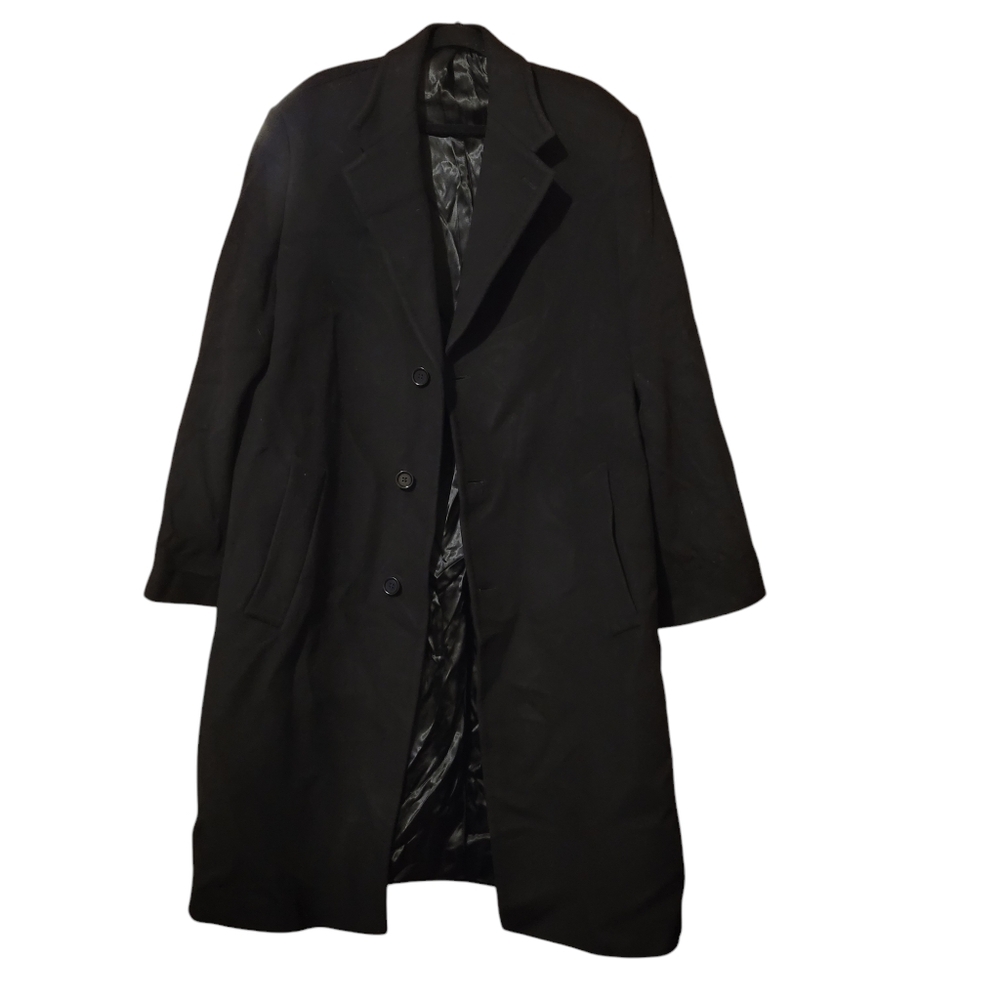 Movimento Overcoat Mens Sz 56 L  Italian Made Wool  Coat Jacket